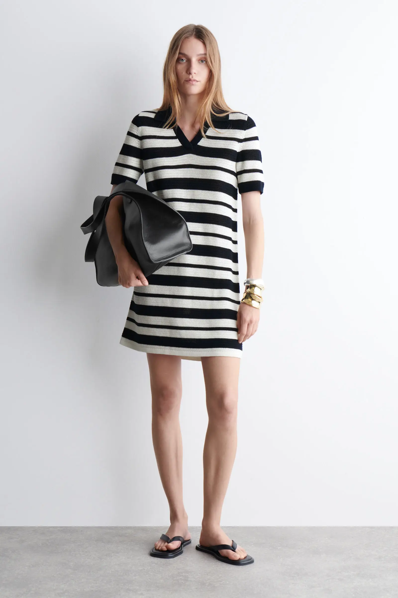XIMIAN APPAREL 2026 YAZHIMEI Nouvelle collection été – Robe mini décontractée pour femme, style standard, en maille ajourée mélangée