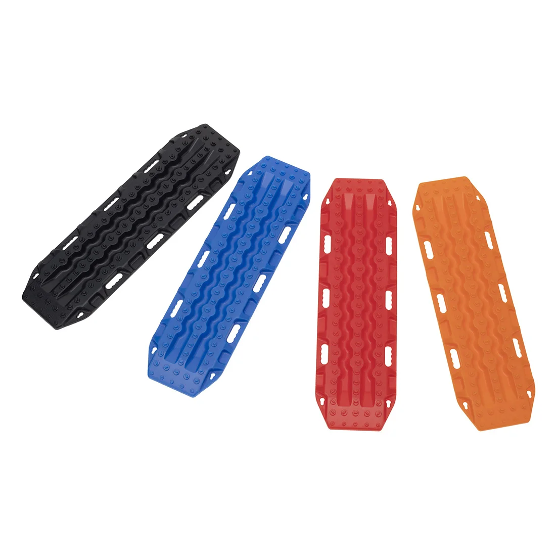 ABEZZ 2Pcs Sand Ladder Recovery Ramp Board Escape Board for 1/10 RC Crawler Car Axial SCX10 Traxxas TRX4 Upgrade Parts,Black