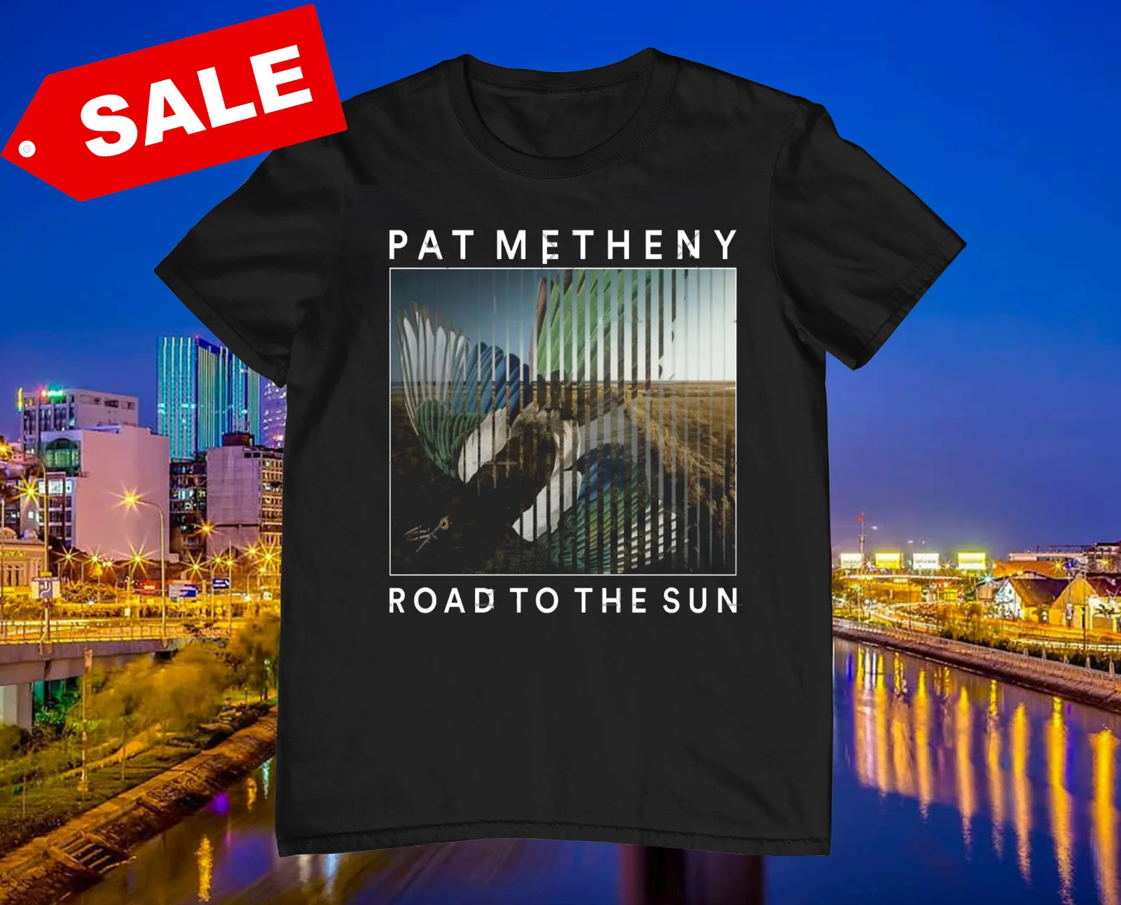 Pat Metheny Road To The Sun Heavy Cotton Black S-5XL Unisex Shirt AP142