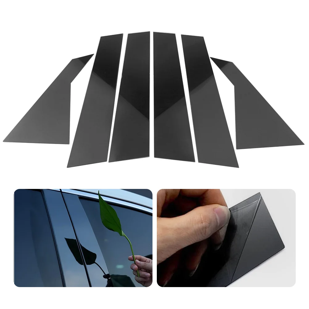 

8Pcs Gloss Black Car Pillar Posts Door Window Decoration Trim Panel Sticker For Kia Forte Sedan 2019 2020 2021 2022 2023 2024