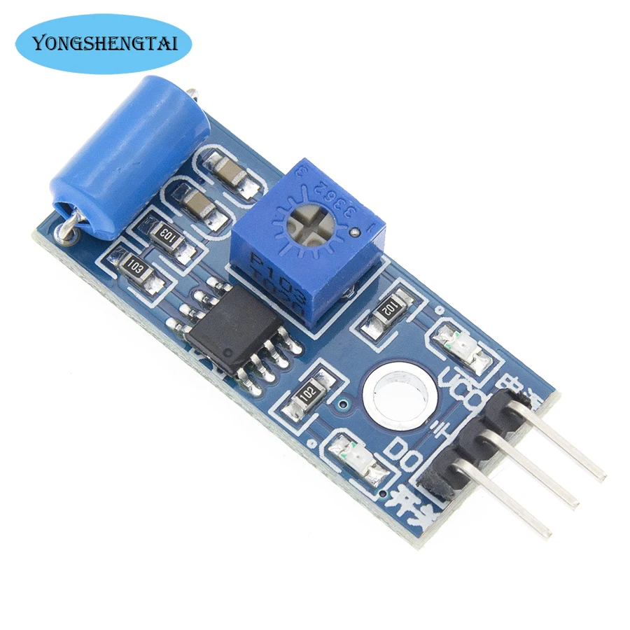 Interruttore di allarme modulo sensore di vibrazione di tipo normalmente chiuso SW-420 per Arduino