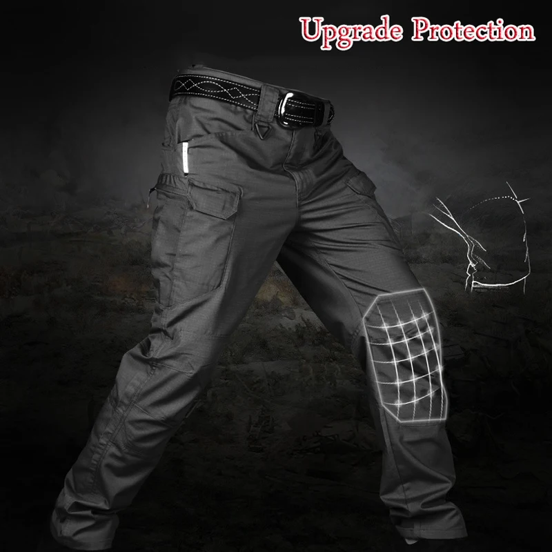 City Military Tactical Pants Men SWAT Combat Army Trousers Many Pockets Waterproof Wear Resistant Casual Cargo Pants Men Clothes