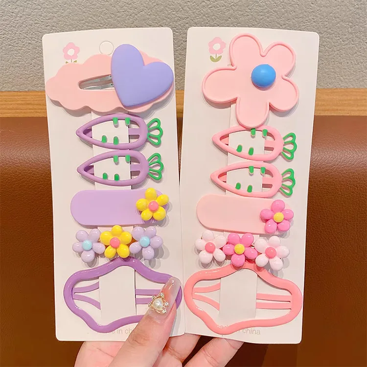 

Детская заколка-облако, новая заколка-морковка для девочек, заколка с боковой сломанной челкой, головные уборы для маленьких девочек, детские аксессуары для волос