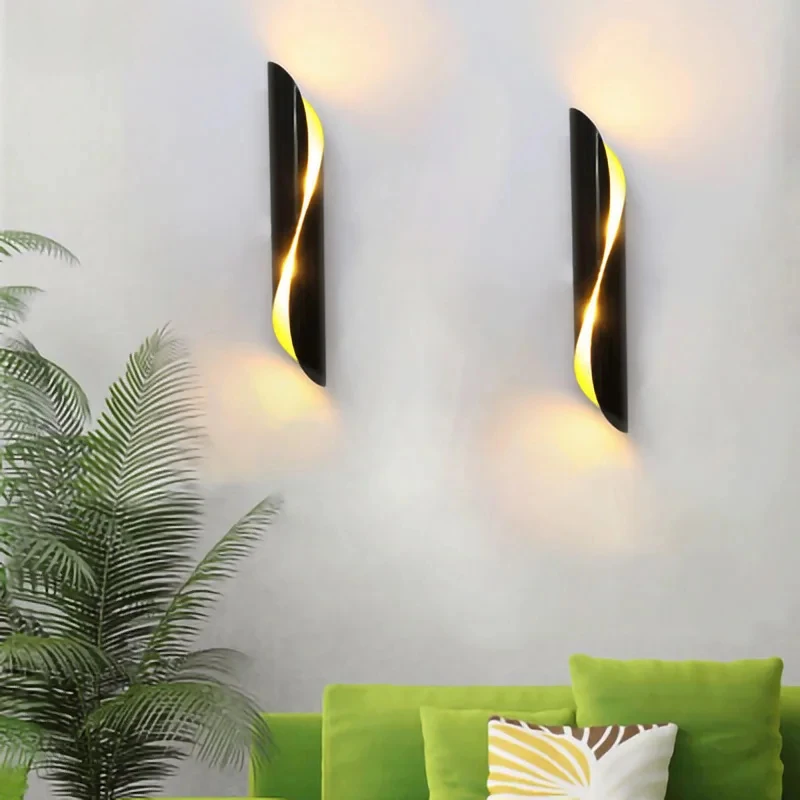 Nordic Modern Simplicity LED wall lamp indoor bedroom bedside living room wall sconce corridor loft stairs lighting fixture