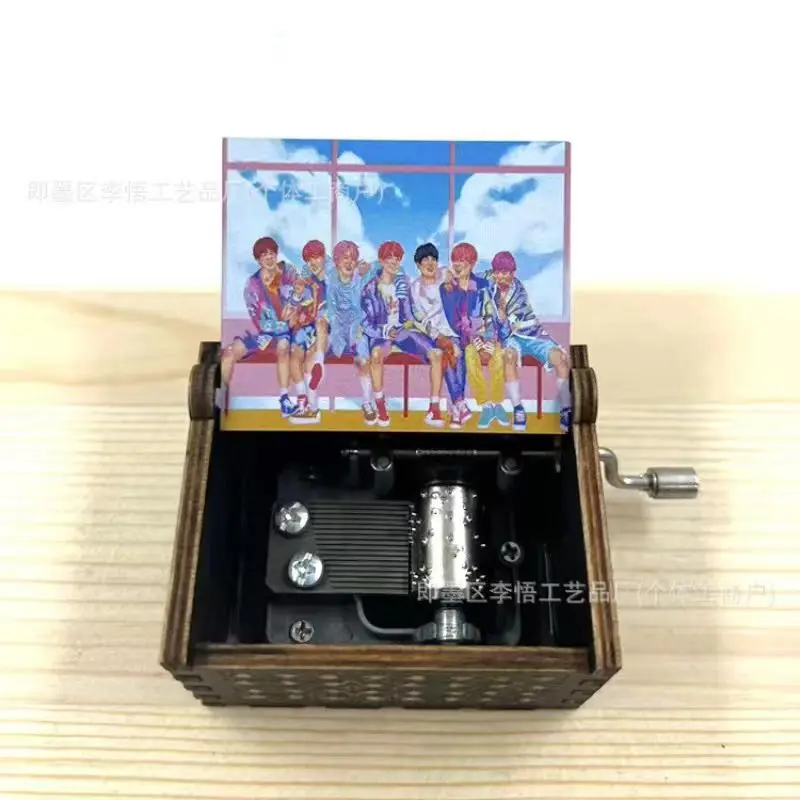 Wooden Hand Cranked Music Box, Unable To Help But Miss Past Friendships, Christmas, and Friends' Birthday Gifts