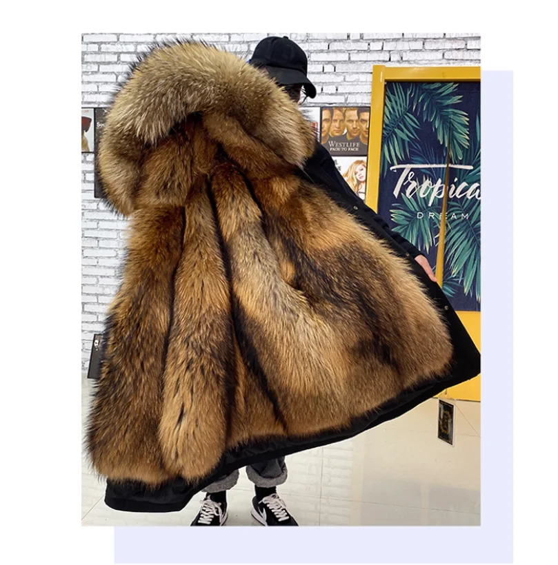 Pai Overcome – sweat à capuche pour femme, manteau Long en fausse fourrure intégrée, réservoir intérieur détachable, nouvelle collection hiver 2025
