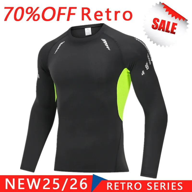 

New 25-26 sports fitness clothes running Green quick-drying elastic tights bottoming breathable training clothes S-XXL