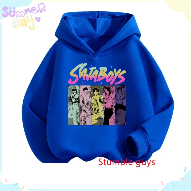 

Kpop Demon Hunters Anime Girls Hoodie Autumn Rumi Soft Warm Daily Wear Sweet Print Cozy Boys Hooded Sweatshirt​