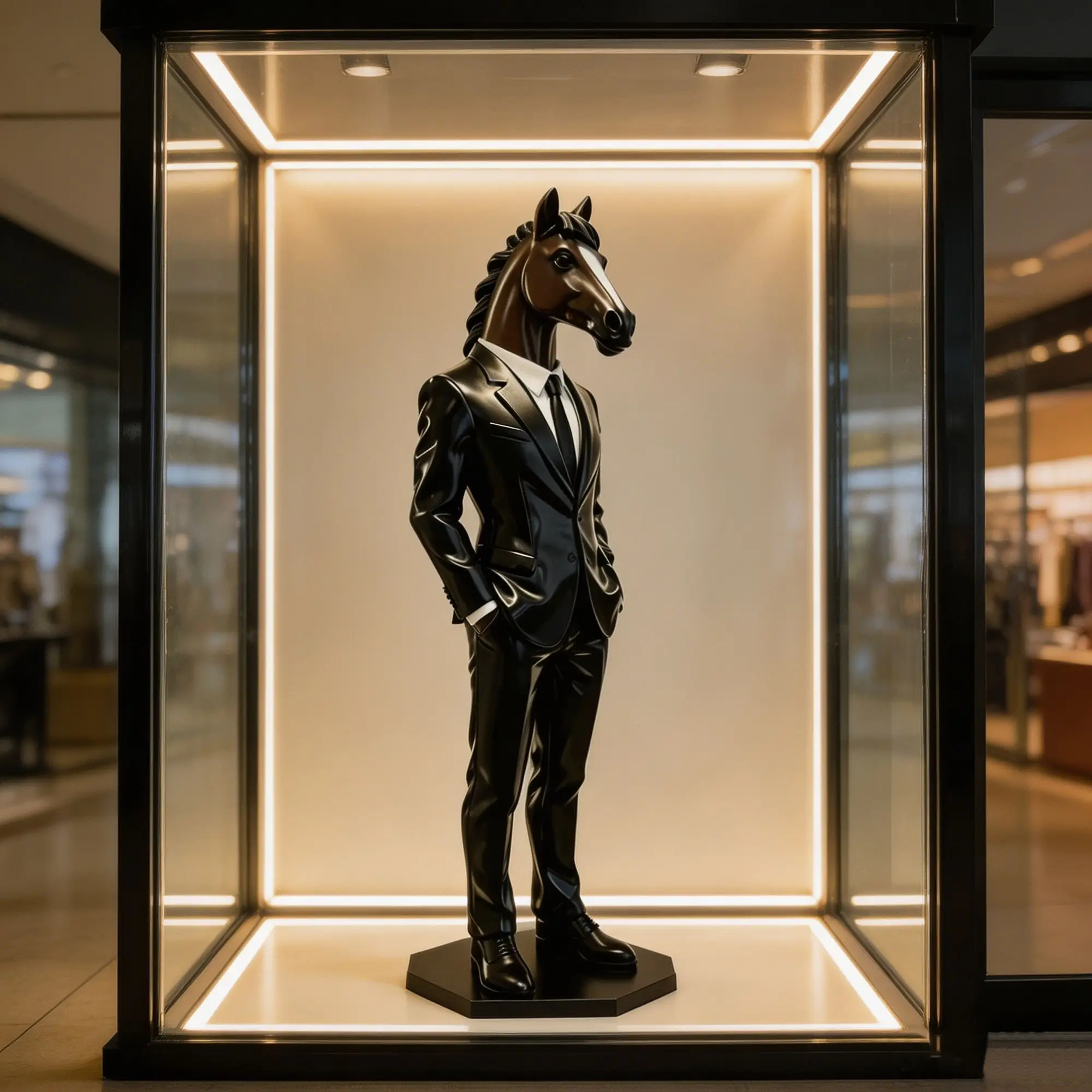 New creative suit cool horse ornament figure living room wine cabinet entrance office success home decoration
