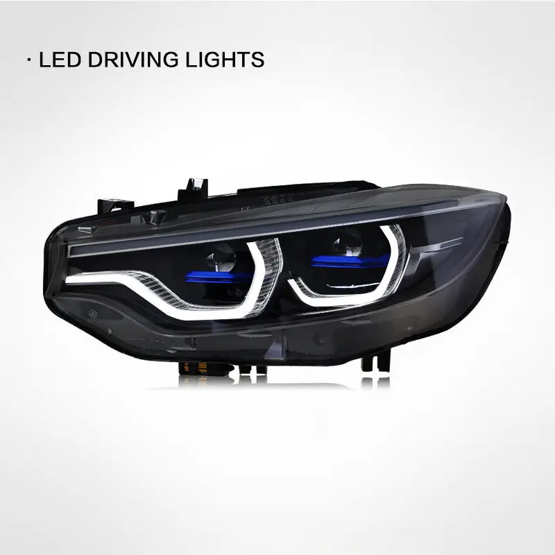For Bmw F32 F33 F36 F80 F82 M3 M4 13-20 Lci Front Lights High Low Fog Turn Signal Lamp Plug and Play Ikon Style Led Headlight