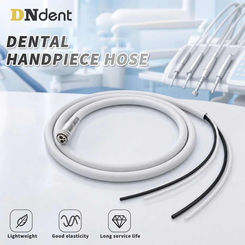Dental Handpiece Hose Tube 4 Holes For Dental High Speed Tracheal Water Pipe Dental Air Turbine Motor Connection Dentistry