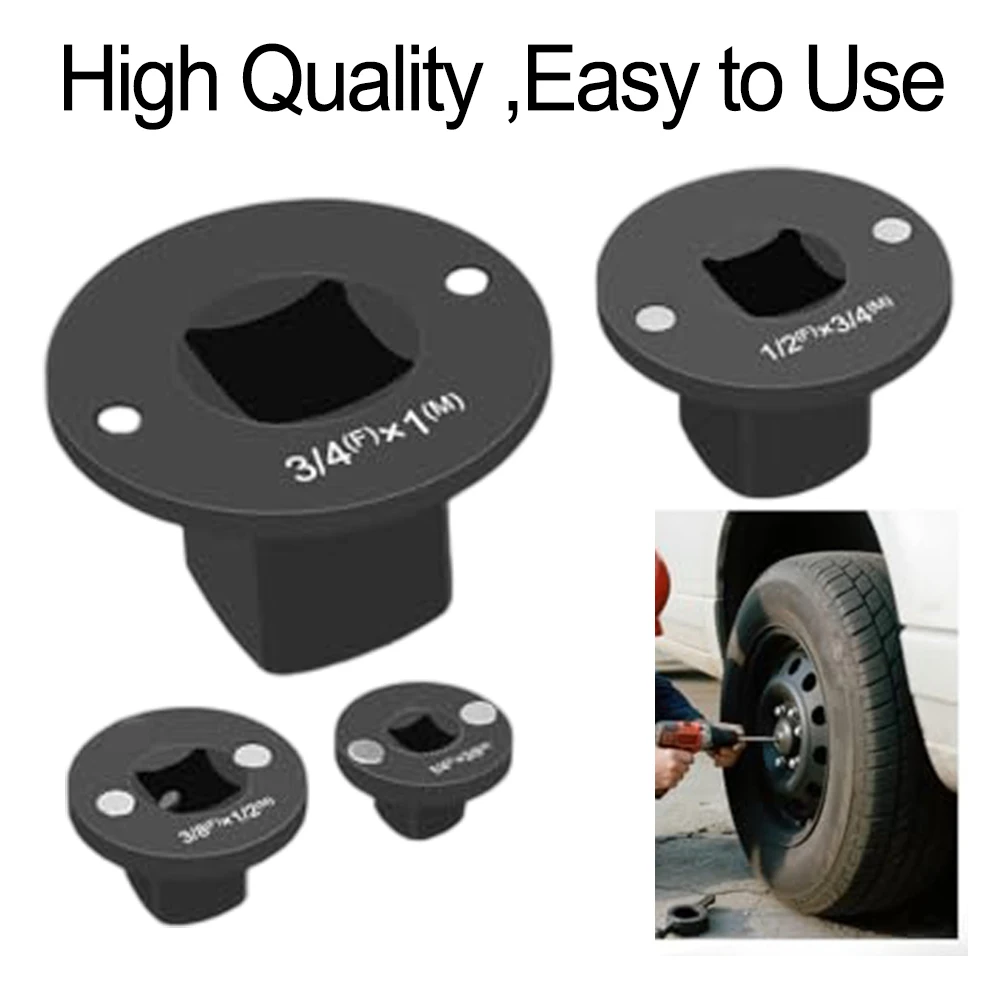 

4 шт., низкопрофильный ударный набор адаптеров для розеток, низкопрофильный набор адаптеров для розеток, приводная трещотка и набор адаптеров для гаечных ключей, инструмент для разборки