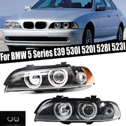 For BMW 5 Series E39 530I 520I 528I 523I Car Accessories Front Bumper Headlight Driving Lights Signal Lamp Head Light Assembly