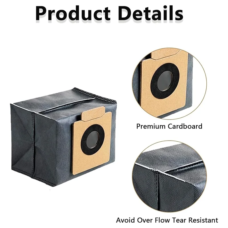 Piezas de repuesto de 9M para Eufy X10 Pro Omni, Kit de accesorios para aspiradoras, almohadillas de tela para fregona, bolsas para polvo al vacío, filtros Hepa