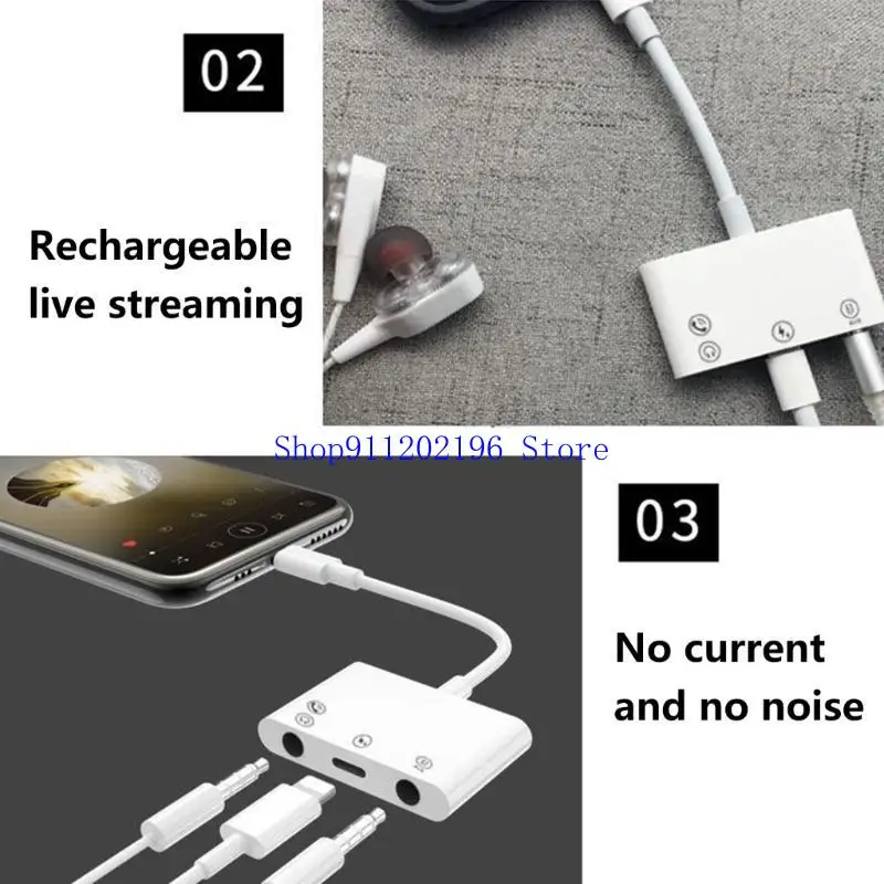 P82A 3 في 1USB C إلى كارت الصوت Type-C محول صوت ستيريو خارجي محول التوصيل والتشغيل لا حاجة للسائقين محول 3 #1