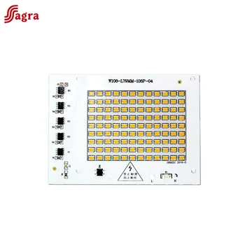 Lámpara LED de 10W, 20W, 30W, 50W, 100W, CA 220V, 240V, SMD2835, sin necesidad de controlador, foco de luz de inundación para exteriores
