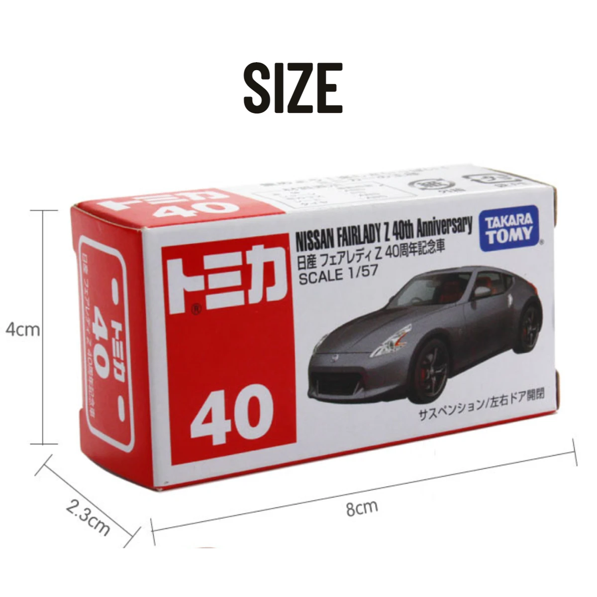 Takara Tomy Tomica Classic 61-90, 74.LAMBORGHINI COUNTACH LP800 Scale Car Model Replica Collection, Kids Xmas Gift Toys for Boys