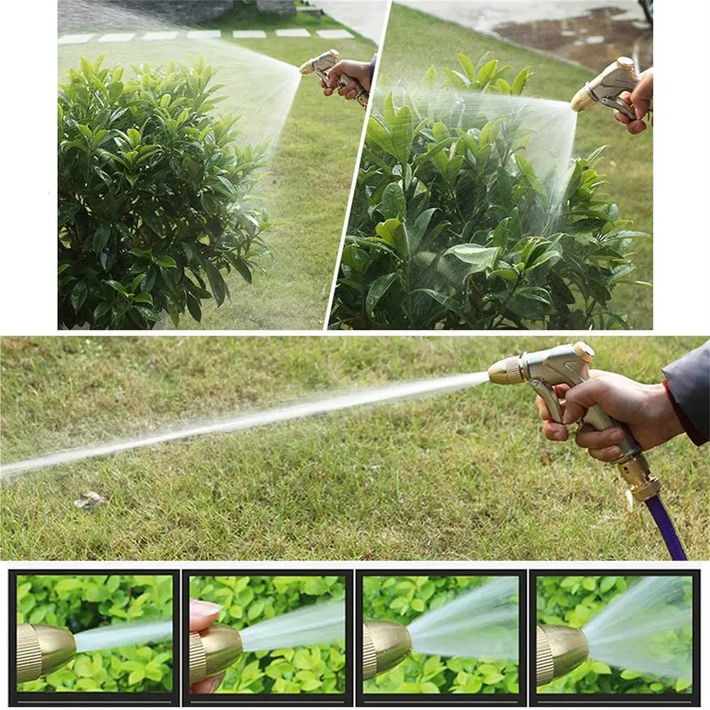 Handheld Water Gun 360 Degree Rotating Design Multifunctional High Pressure Garden Hose Nozzle Sprayer