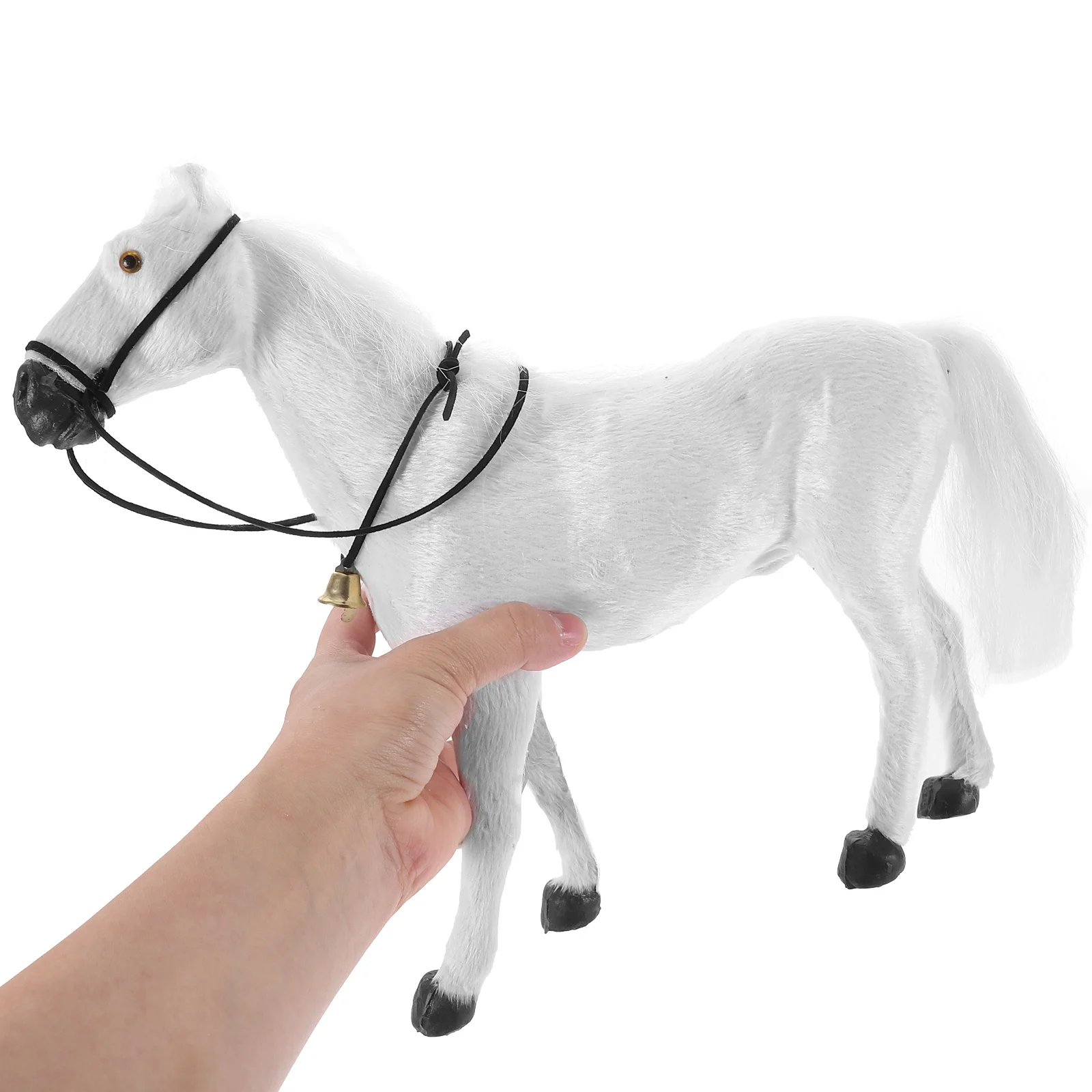 

Simulation Small Horse For Home Garden Party Desktop Decoration Lifelike Animal Horse Plastic Ornament