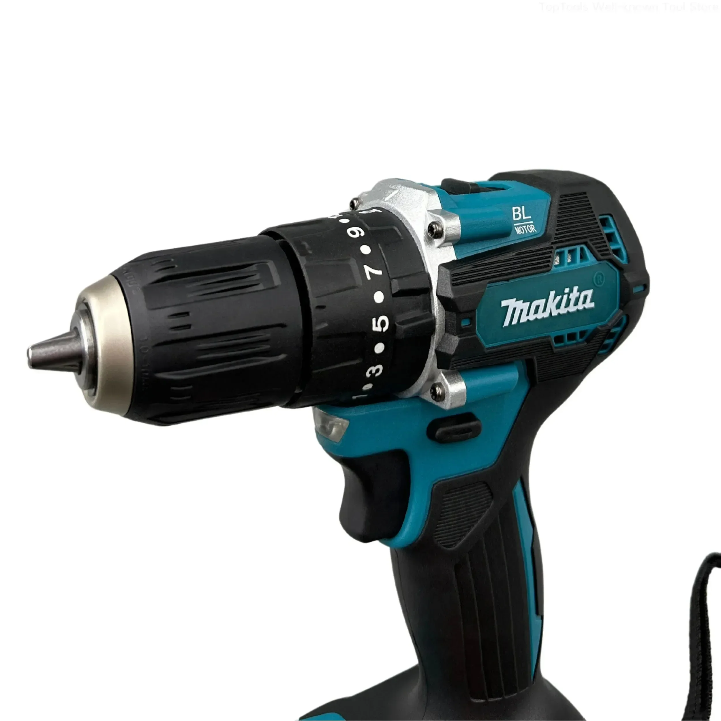 Makita DDF487 스크루 드라이버 무선 타악기 드릴, 18V 전기 가변 속도 브러시리스 모터 임팩트 전동 공구 전동 드릴