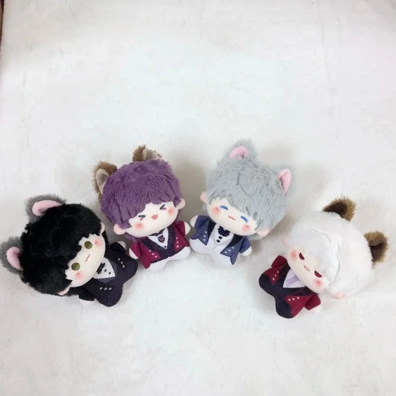 Anime Xavier Sylus Love and Deepspace Zayne Rafayel Katzenohr Cosplay Puppe Stofftiere Anhänger Puppe Fluffy Maumet Schlüsselanhänger 10 cm