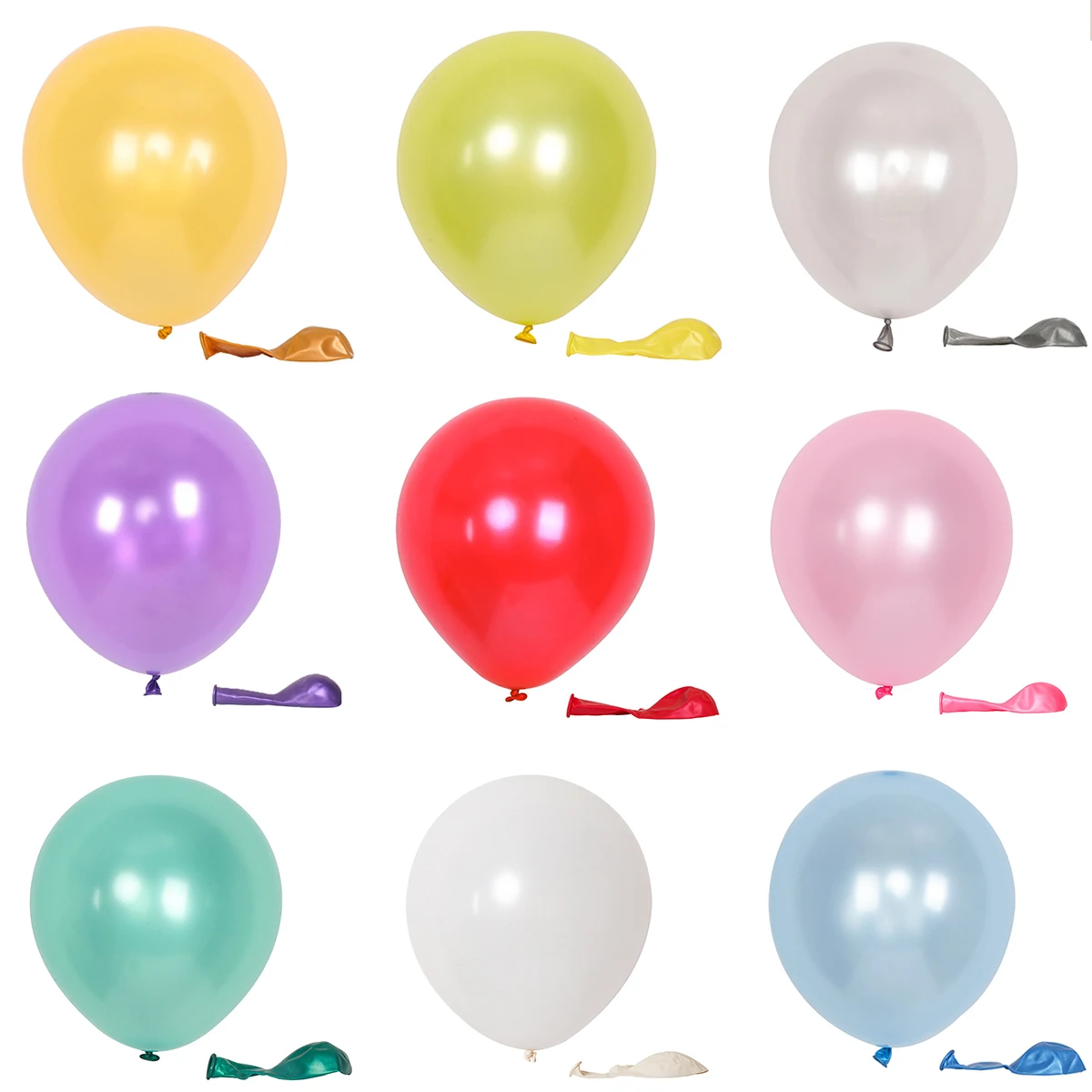 5/10/12inch Pearl Latex Balloon Pink White Pearl Birthday Balloons for Wedding Birthday Party Decoration Baby Shower Globos