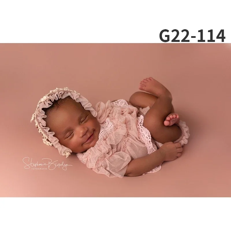 0-3Month Baby Newborn Photography Props Baby Hat Baby Girl Lace Romper Bodysuits Outfit  Photography Clothing