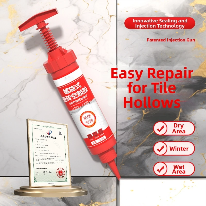 

Ceramic tile hollowing adhesive repair injection ceramic tile repair adhesive wall tile adhesive floor tile warping