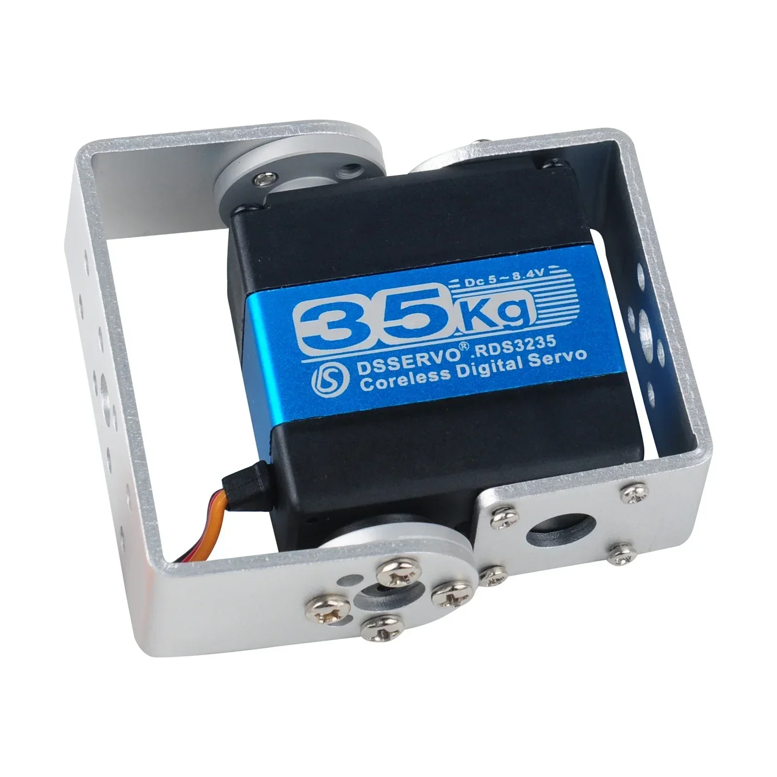 

Digital Servo Motor 35KG High Torque Coreless Metal Gear 180/270 Degree Rotation with Bracket Arm Plate for DIY RC Robot Robotic