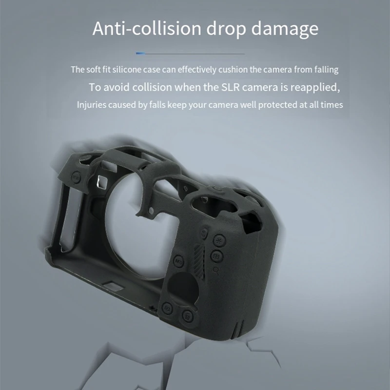 Funda protectora para cámara, funda de silicona, marco Protector de cubierta corporal para cámara Canon EOS R8