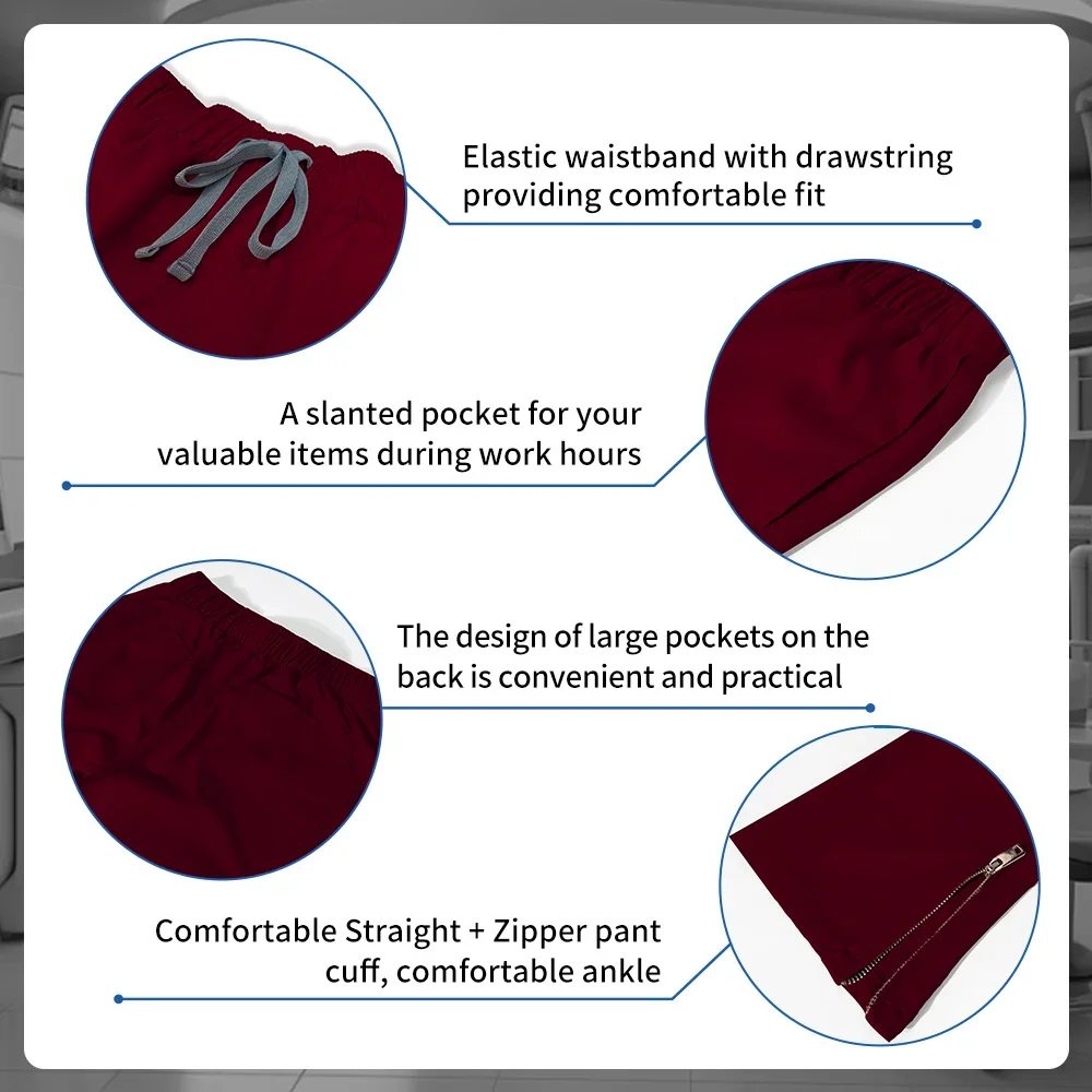 미용사 작업 세트 애완 동물 클리닉 의료 유니폼 반팔 간호사 스크럽 세트 의료 여성 유니폼 수술실 정장 작업복