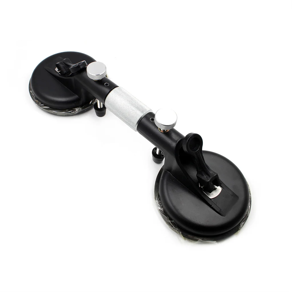 Glass Lifting Suction Cup Non-slip Handle Tile Mirror Lifter Puller Double Head Aluminum Alloy Vacuum Sucker 40cm Diameter
