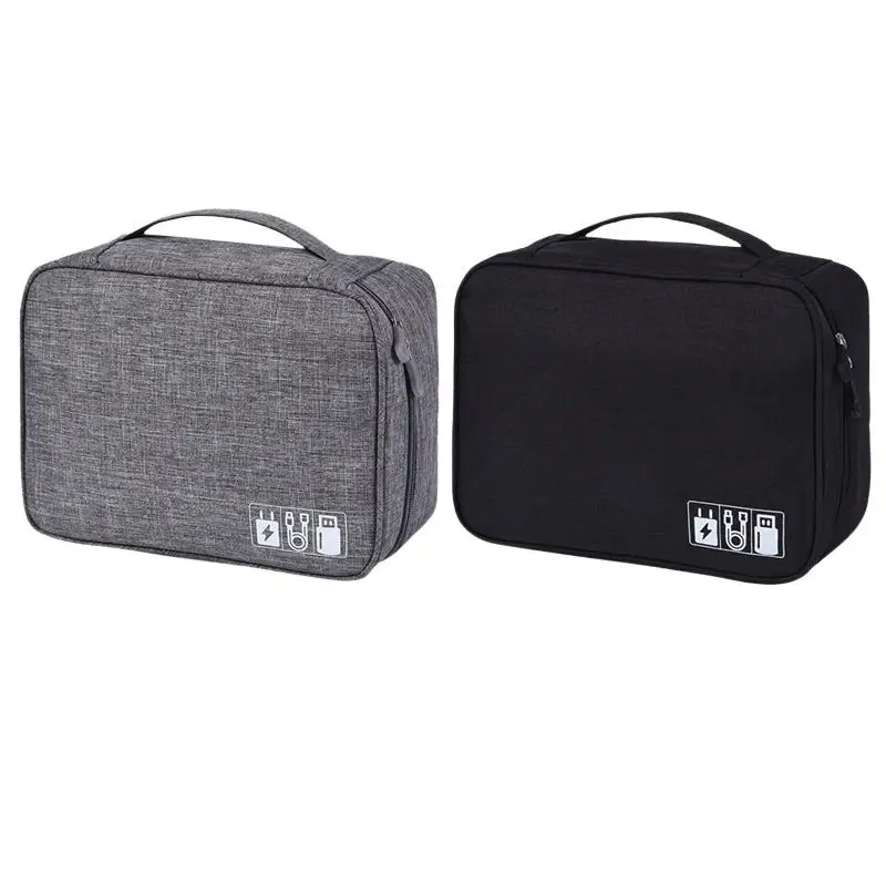 【A】Barber Hair Clipper Storage Bag Multi Compartment Oxford Haircut Tool Organizer Shockproof Portable Carry Case For Home Salon
