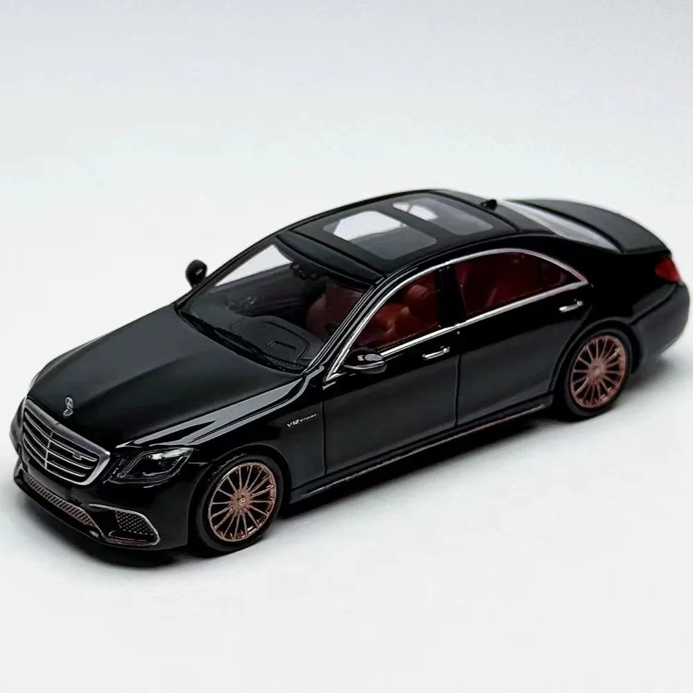 KingModel 1:64 S65L W222 final version simulation alloy car model