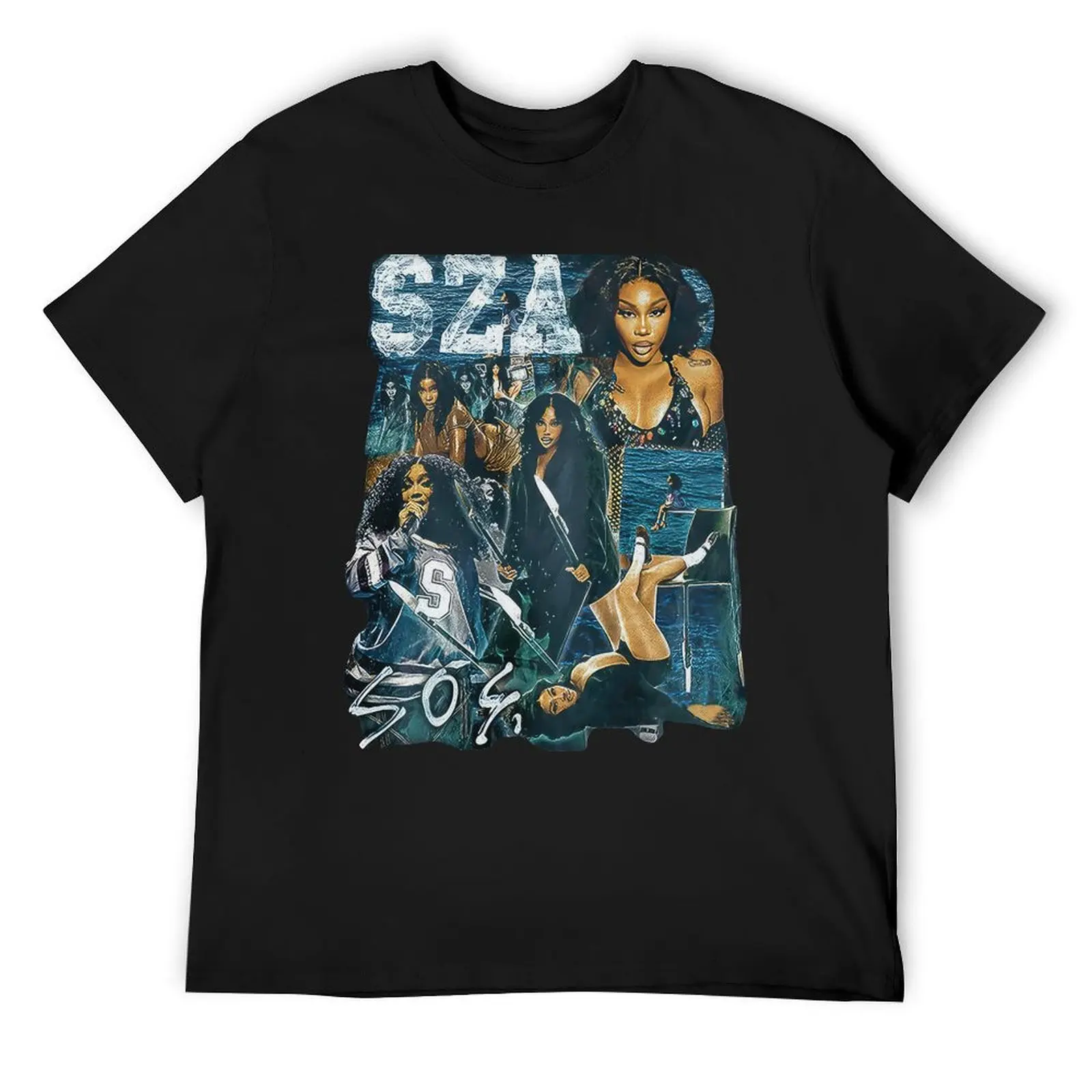 

Vintage SZA SOS T-Shirt cute clothes oversized t shirt t shirts for men pack