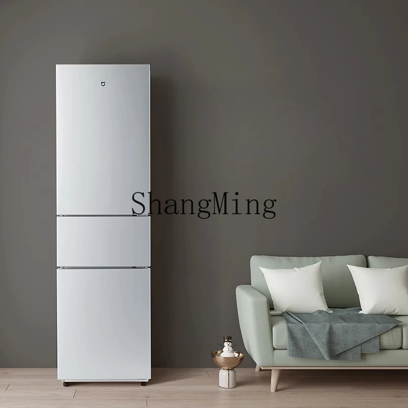 ZYY 3ドア家庭用省エネ冷凍冷蔵超薄型小型冷蔵庫