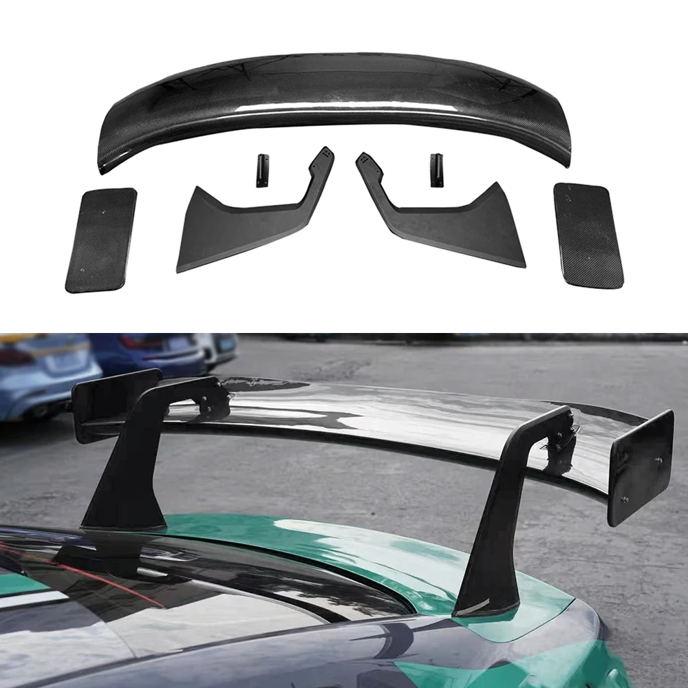 Carbon Fiber GT style Rear Trunk Spoiler Wing for 2015-2023 Ford Mustang Gloss