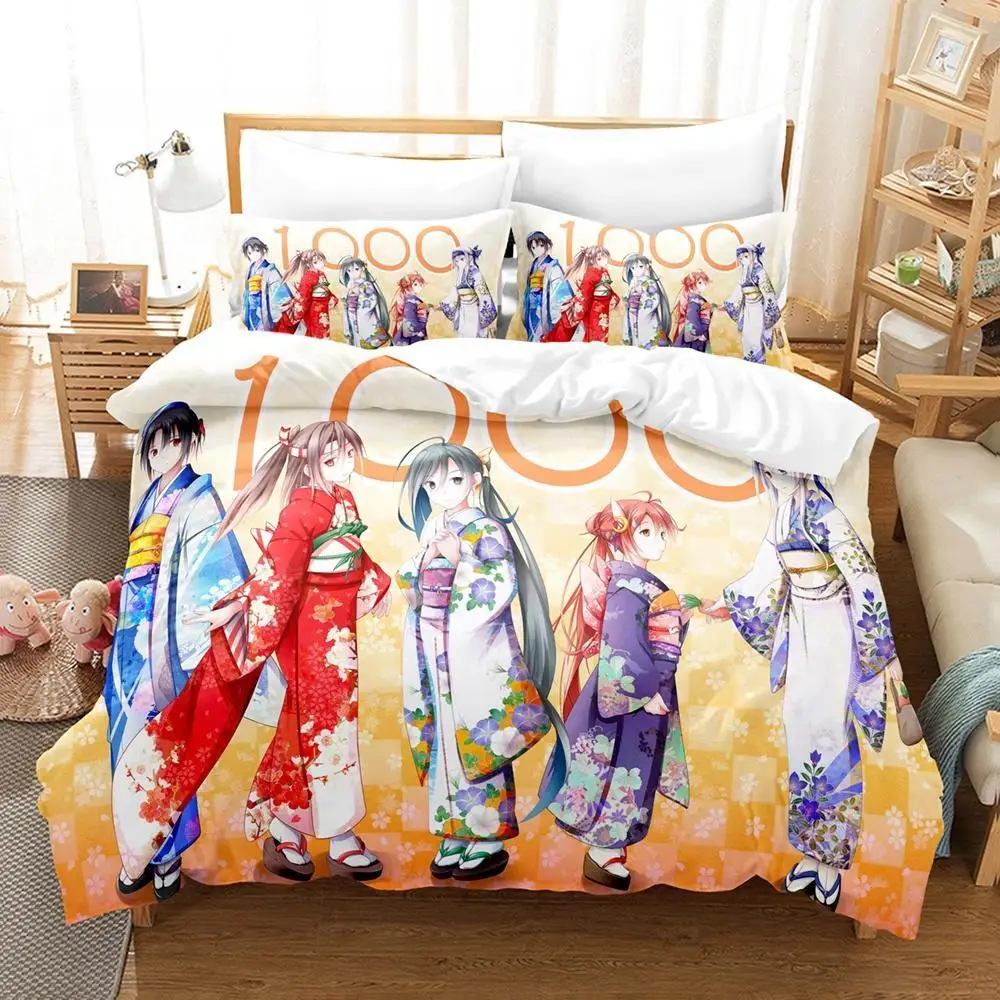Zuihou (Kancolle) Bedding Set Single Twin Full Queen King Size Bed Set Aldult Kid Bedroom Duvet Cover Sets Print Bed Sheet Set
