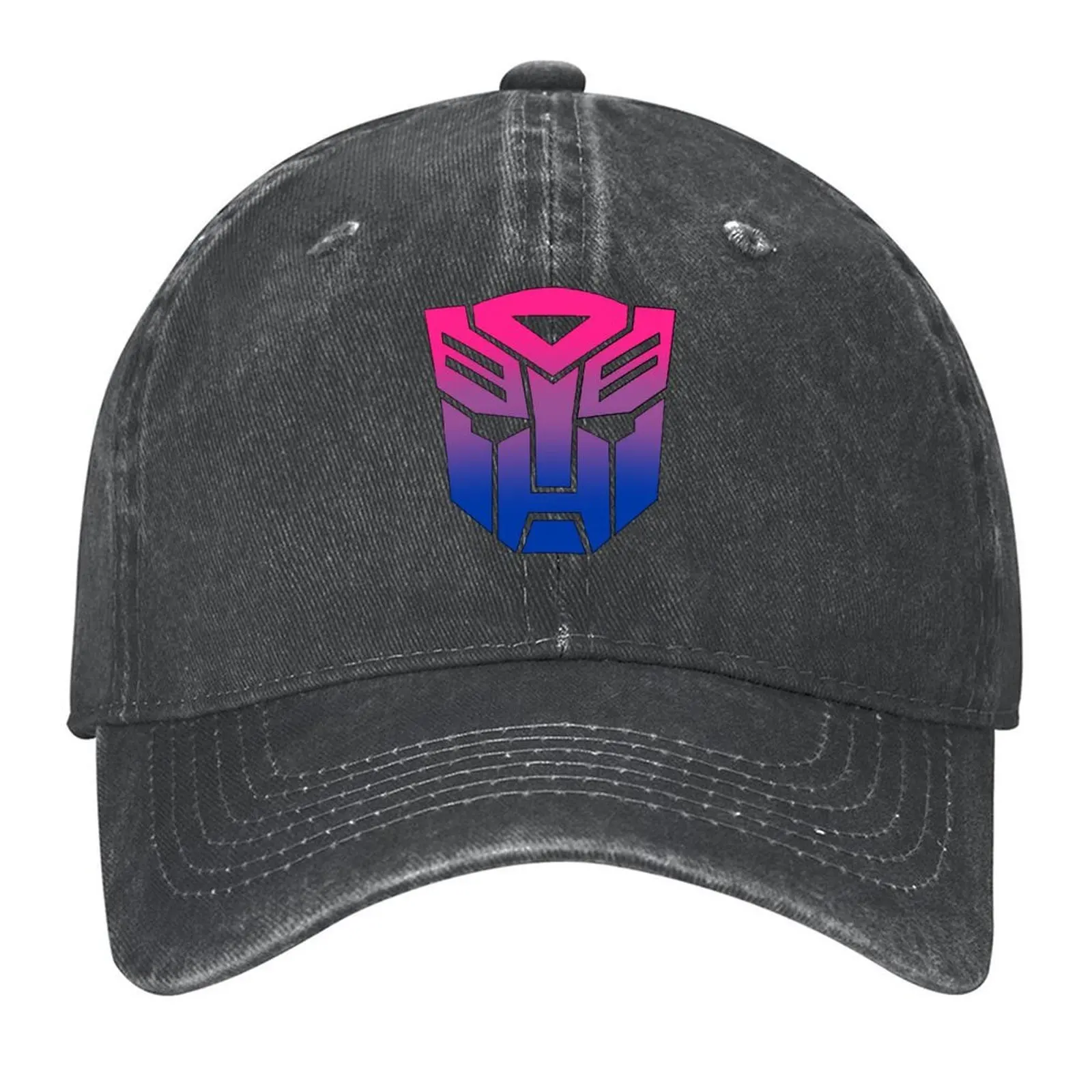 

Autobots Trans-Former Bi pride Baseball Cap hats on offer Kids Hat black Hip Hop Women Beach Fashion Men's