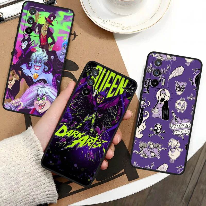 Cool Disney Evil Queen For OPPO Realme GT3 2 C55 C33 C35 C30S C31 X3 X2 Q5i Q3S C21Y Pro Black Silicone Phone Case