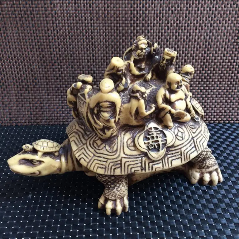 

Resin, Antique, Myth, Eight Immortals, Turtle, Crafts, Ornament, Carving, Tortoise, Ornamentable, Old Turtle, Mascot, Gift