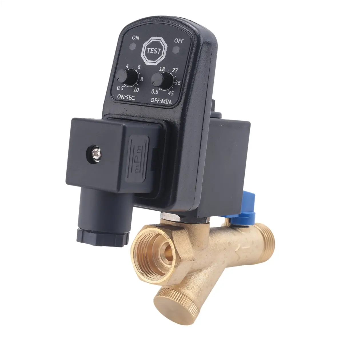 A50U AC 220V 1/2inch Electronic Timed 2way Air Compressor Gas Tank Automatic Drain Valve