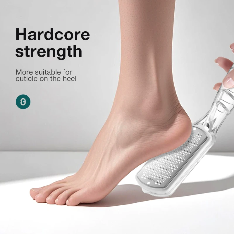 MR.GREEN Pedicure Tools Foot File Heels Rasps Callus Remover for Feet Scraper With Storage Box Stainless Steel File