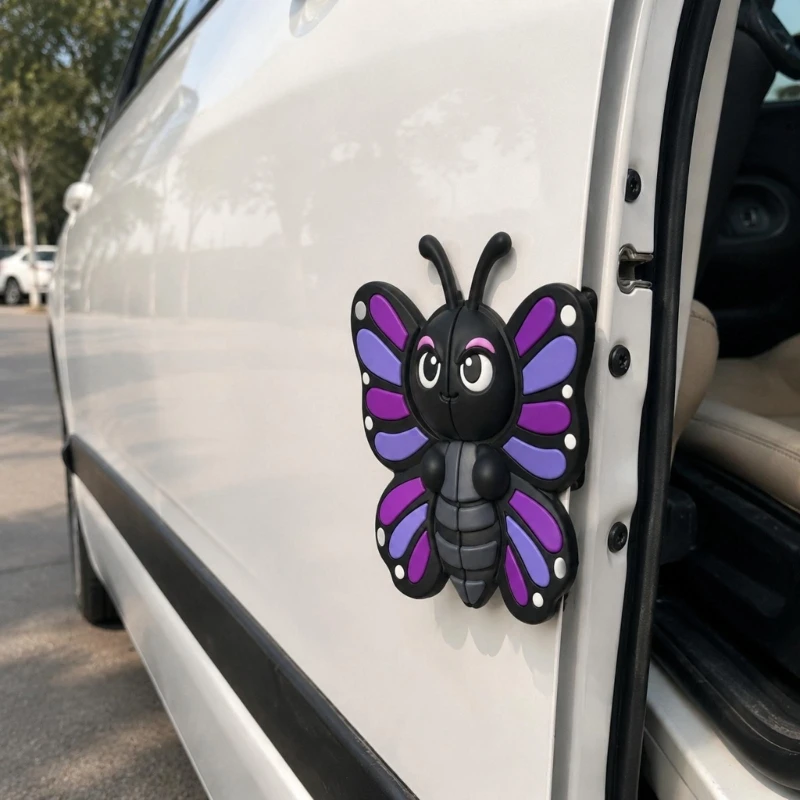 Animal-Inspired PVC Car Door Bumper with No-Drill Installation