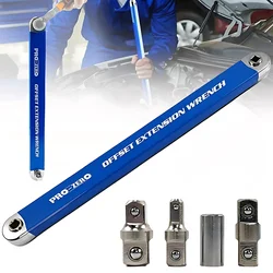 2024 Tight Spaces Extension Tool 1/2 in. 1/4 in. 3/8 in. Auto Repair Tool Home Tool Set Professional Zero Offset Extension Wrenc