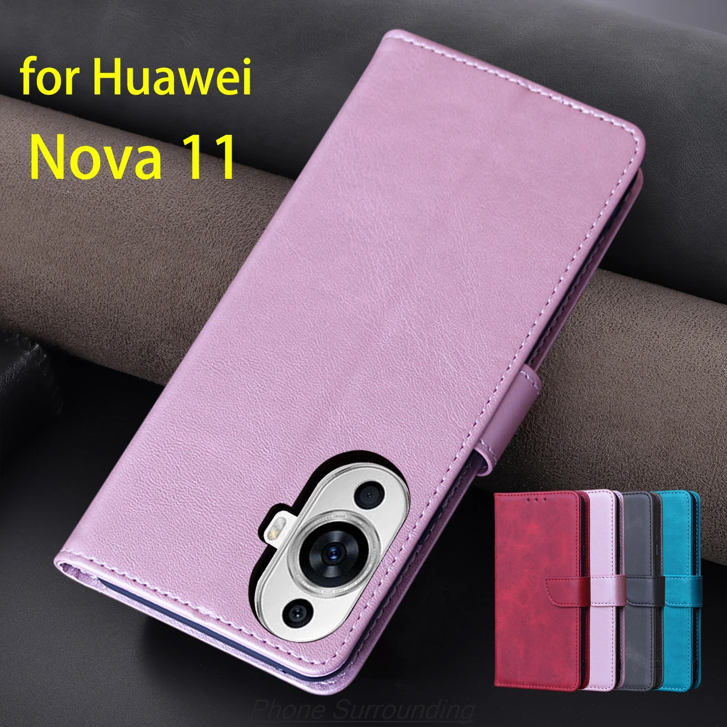 

Кожаный чехол-бумажник с откидной крышкой для Huawei Nova 11/Nova 11 FOA-AL00, сумки для телефонов из искусственной кожи, защитная кобура Capa Fundas Coque