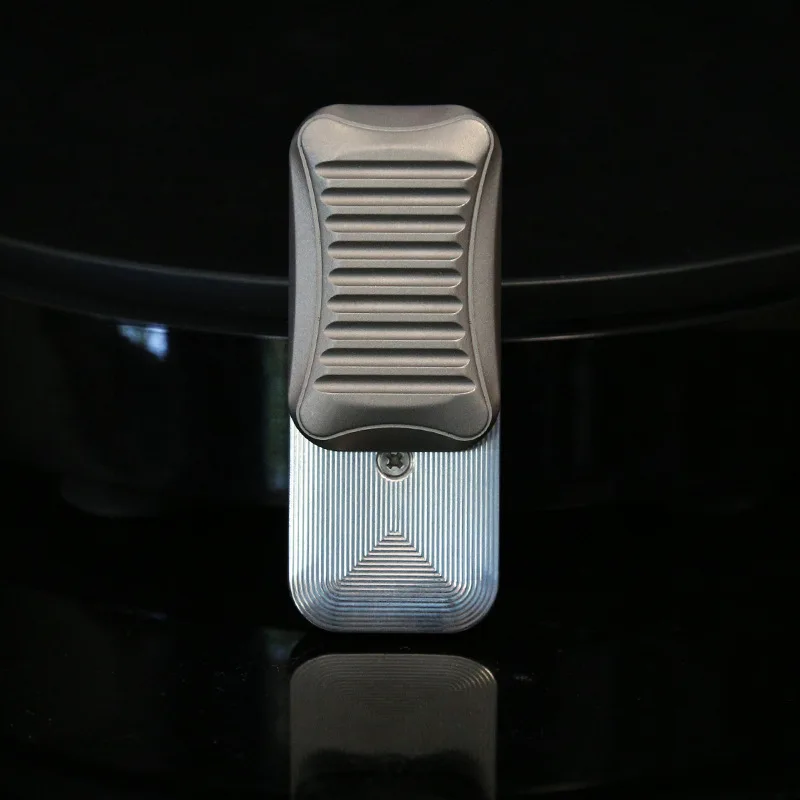 Giroscopio EDC para la yema del dedo, tarjeta de empuje ilimitada Sgs Sss, tarjeta de empuje de aleación de titanio, entretenimiento de ocio para adultos, juguete de escritorio de descompresión