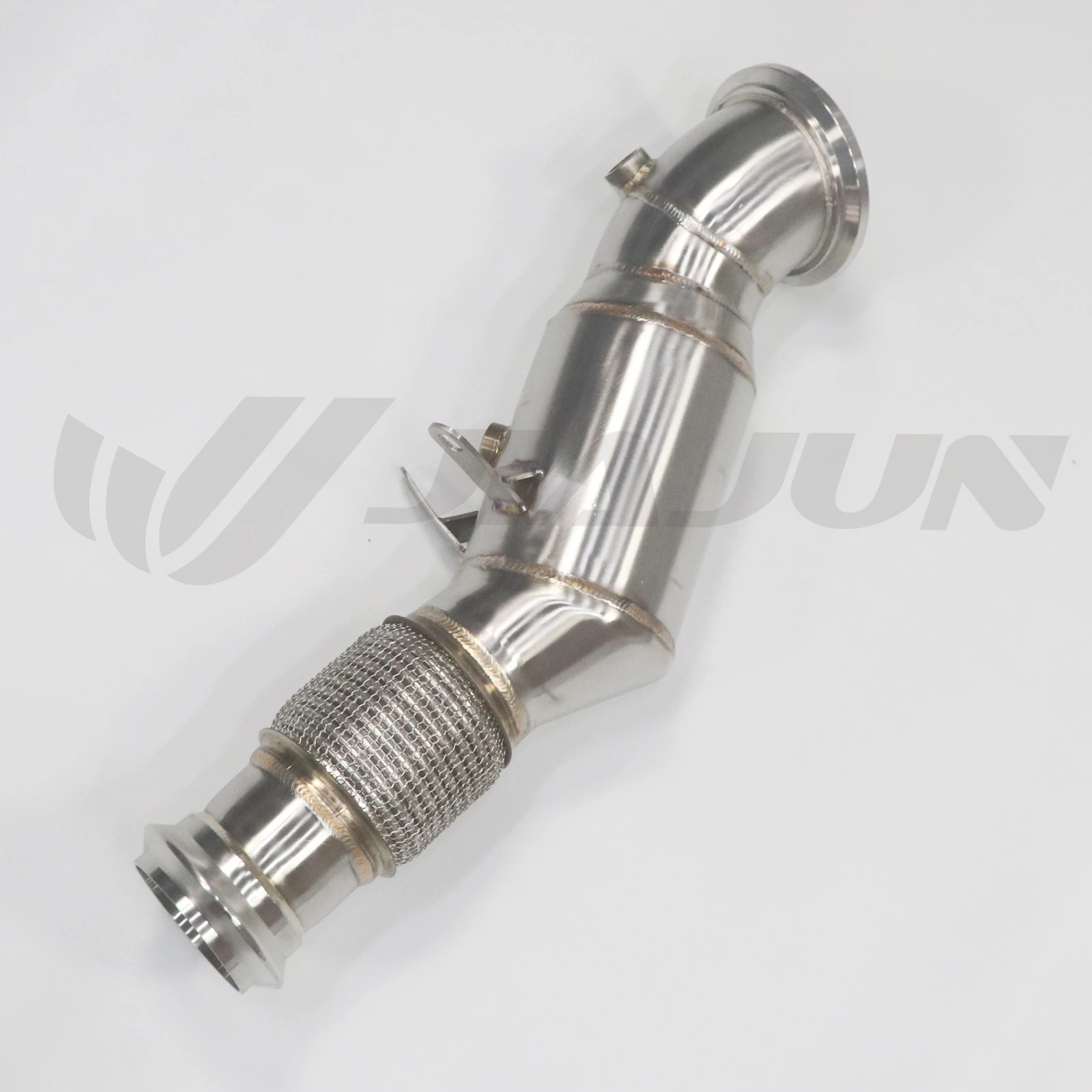 High-Performance Stainless Steel Exhaust Downpipe for  X3 X4 G02 B48 2.0L 2.0T New Three-Way Catalytic Converter Exhaust