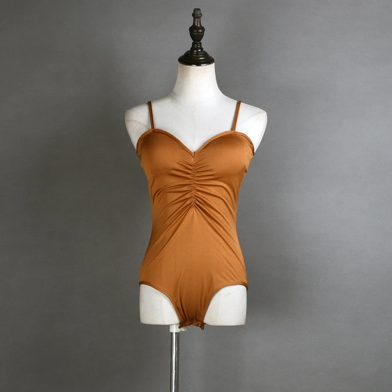 

New Women's Latin Dance Jumpsuit Ballet Latin Training Sleeveless Bodysuit Performance Costumes Adult Gymnastics Leotard S-2XL