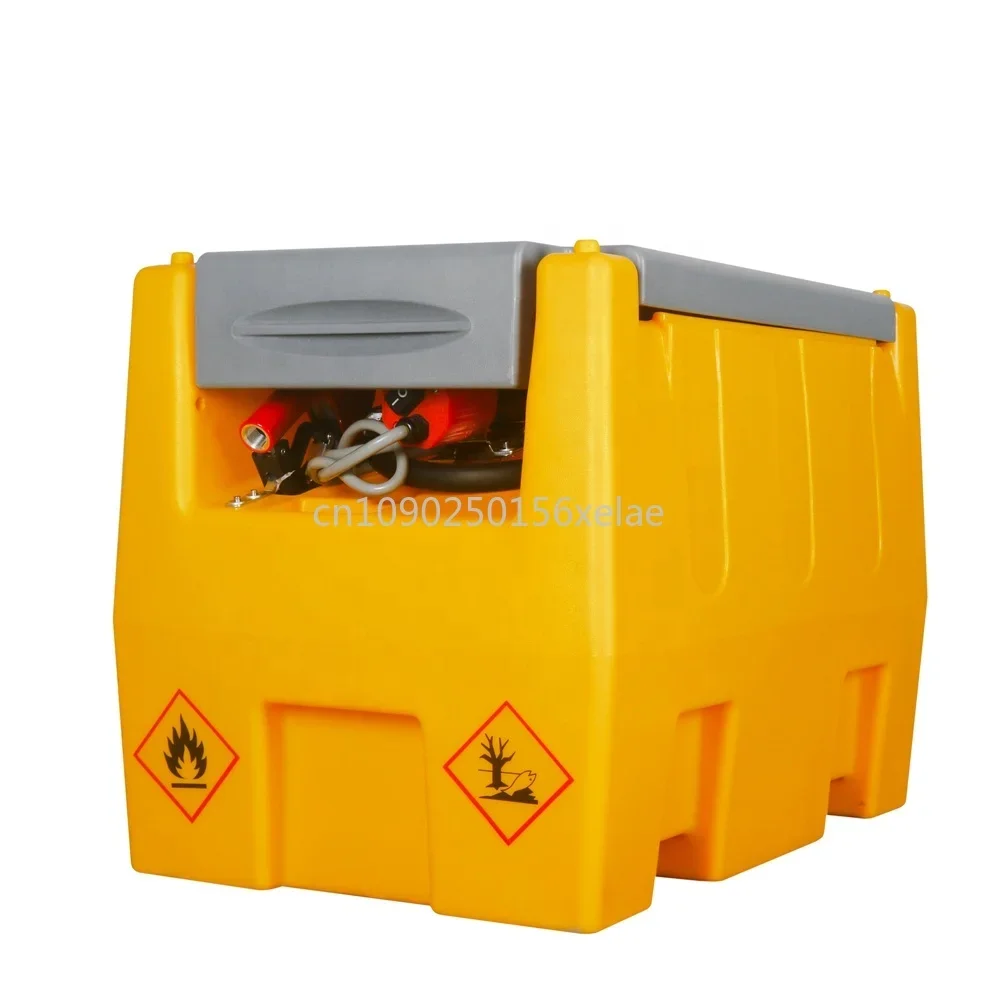 Truck Car Electric 240L Portable Fuel Tank Unit With Pump Nozzle Hose